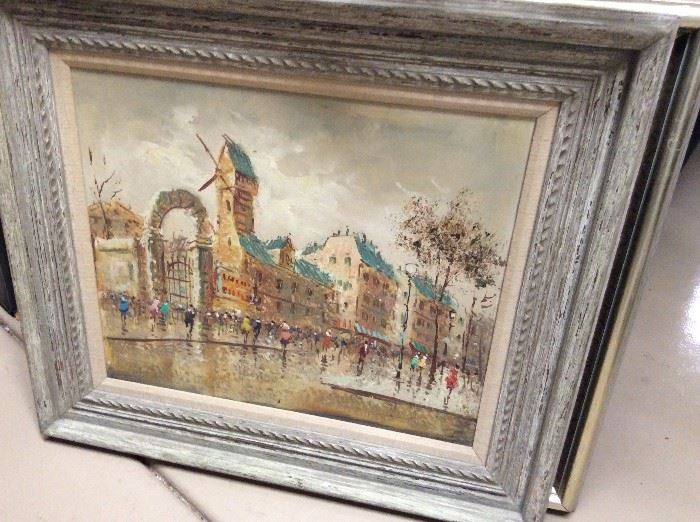School of Paris oil - we have about 500 paintings 300 more arrive today!