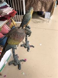 Bronze parrots