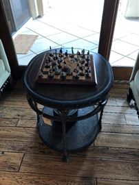 Chess table and chess set