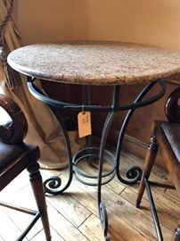 Bar Height granite topped table