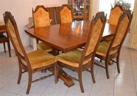 DINING ROOM SET WITH 2 INSERTS