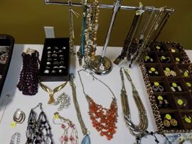 clip earrings and costume pcs