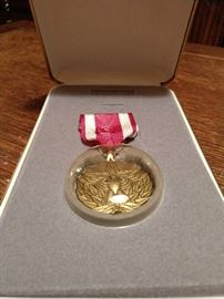 Medal with case