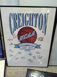 4 Creighton University Women's Basketball Framed T-Shirts
      https://www.ctbids.com/#!/description/share/9