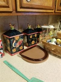Rooster canister set