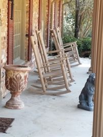 EIGHT Heavy wooden Rockers