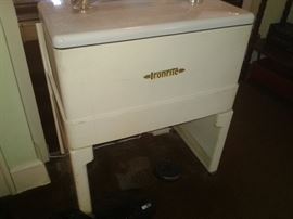 Antique Ironer. If you do a lot of ironing, fabrics for sewing, crafts, etc, this machine might be what you are looking for! check out YouTube demo.