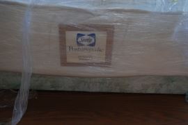 Groups of mattresses that were stored with the house was staged  and listed for sale