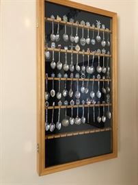 International spoons, some sterling silver