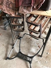 Antique Sewing Machine Stand