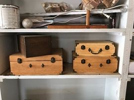 Vintage Wood Boxes