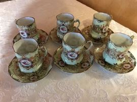 Antique Demitasse Cup Set
