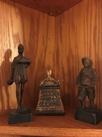 Wood Hand Carved Figures from Spain