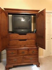 Box television also for sale.