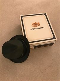 Vintage, Stetson, straw hat with box in great condition.