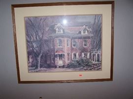 ONE OF THE FRAMED PRINTS