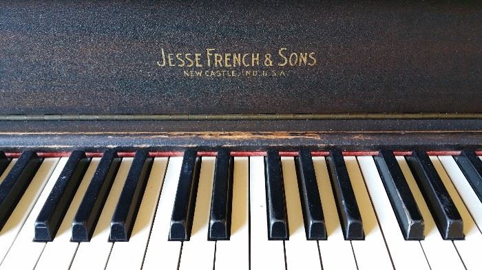Jesse French and Sons grand Piano