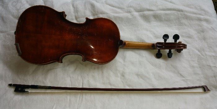 Rare Anton Schroetter Violin and Bow