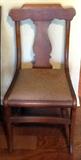 Antique Lyre Back Chair