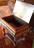 Solid Wood Hideaway Book Chest