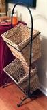 Wicker Basket Shelf