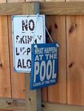 Fun Pool Signs