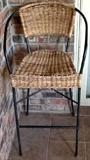 Wicker Barstool