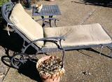 Wrought Iron Patio Lounger