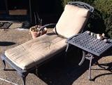 Wrought Iron Patio Lounger 2