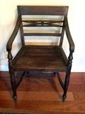 Antique Solid Wood Sheraton Chair