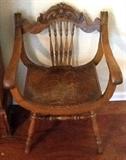 Antique Early 1900s "Throne"/Savonarola Chairs