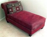 Red Contemporary Chaise 2