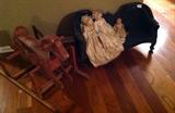 Vintag Dolls and Rockinghorse