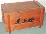 Vintage wooden toybox! I had one just like it when I was little!