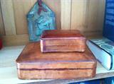 Lots of gentleman's accessories...boxes, dresser top items...