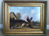 Antique British Oil Paintings from the Romantic Period. English Countryside Scenes.