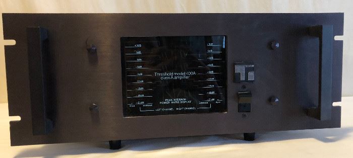 AMP, Threshold Model 400A Class A Amplifier-Rack Mount            http://www.ctonlineauctions.com/detail.asp?id=683283