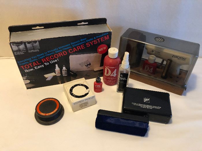 Stereo cleaning accessories  http://www.ctonlineauctions.com/detail.asp?id=683287