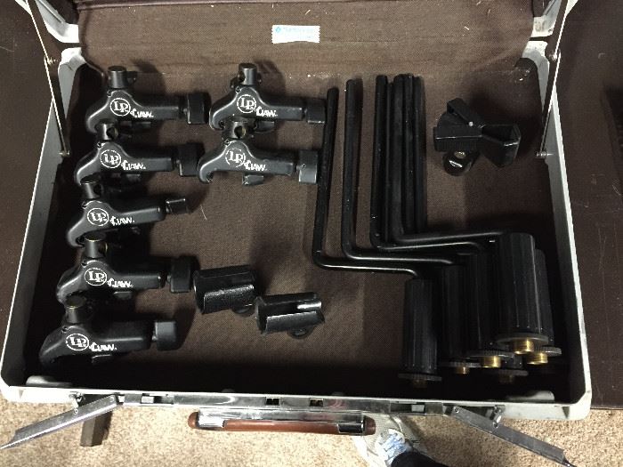 Drum H/W Extensions (8), Mic Holders (2); Mic Clip (1 Drum HW A http://www.ctonlineauctions.com/detail.asp?id=683543