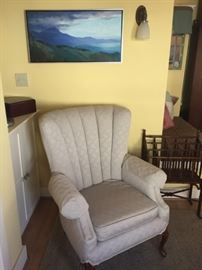 Upholstered Windsor Chair