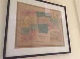 Framed Map