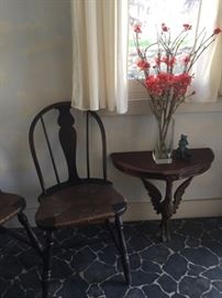  Pr. Antique Rush Seat Chairs