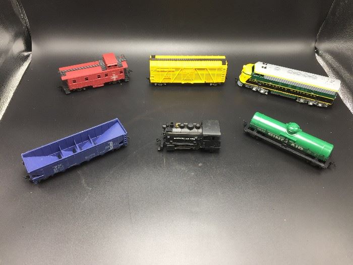 Model trains.