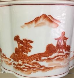 Vintage porcelain Japanese Lamps.