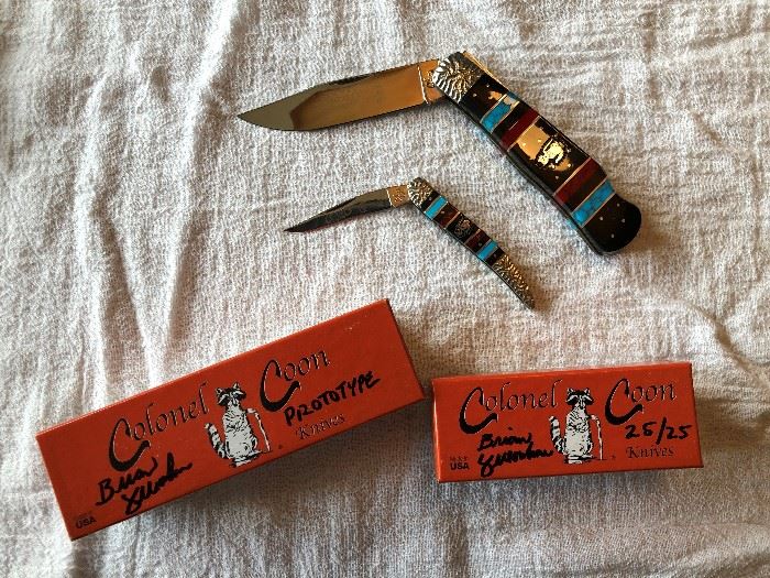 COLONEL COON Limited Edition - both first in series!!  Boxes signed by Brian Yellowhorse!!