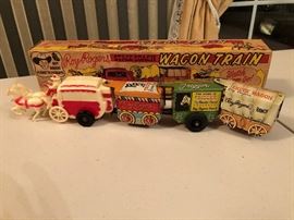 ROY ROGERS Wagon Train with Original Box