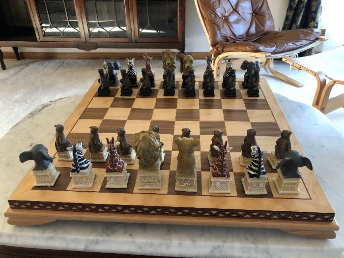 Safari Chess Set