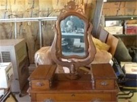 Antique Dresser with Mirror