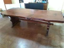 Natural Solid Wood Dining Table