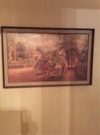 Nostalgic #stagecoach #wall decor